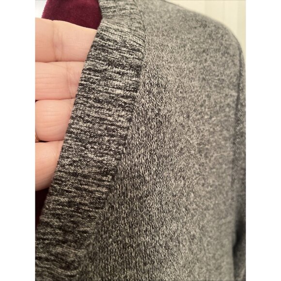 Cuddl Duds Cardigan Sweater Women’s Size M Gray Black PepperComfy Casual Leisure - Picture 7 of 16
